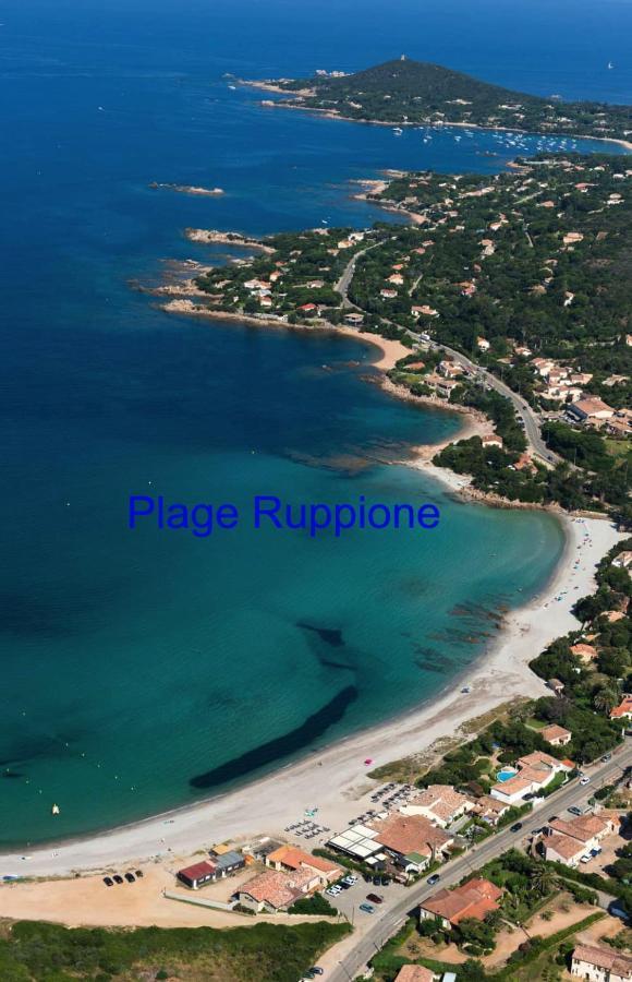 Vue Mer Panoramique Plage 50M Porticcio Corse Kültér fotó