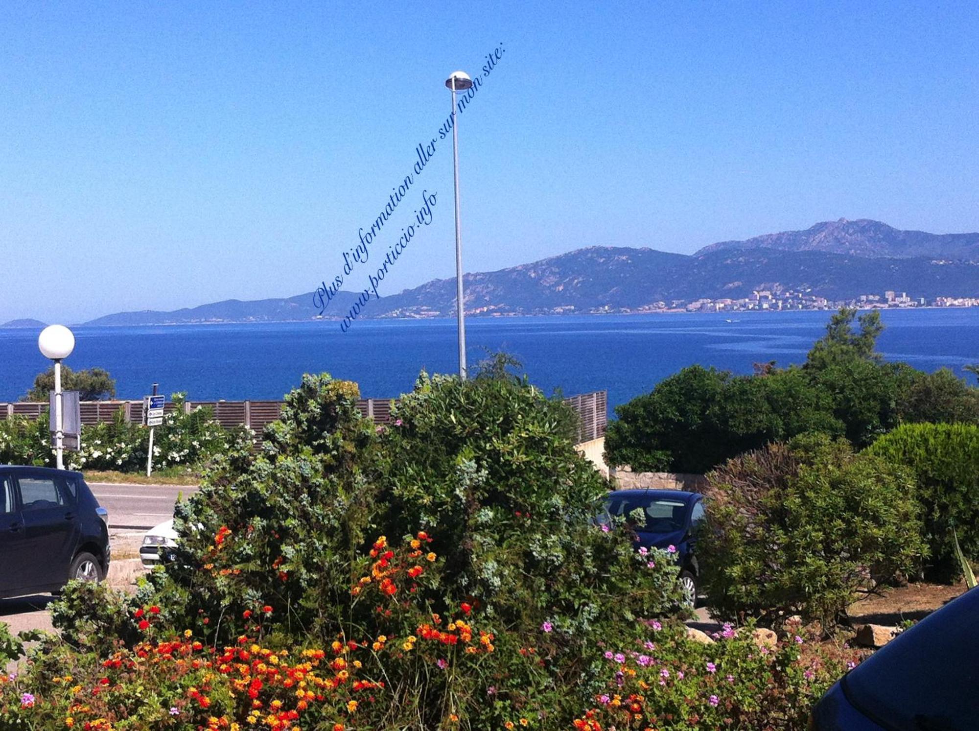 Vue Mer Panoramique Plage 50M Porticcio Corse Kültér fotó