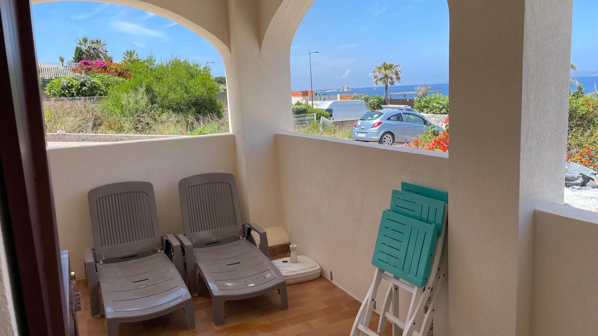 Vue Mer Panoramique Plage 50M Porticcio Corse Kültér fotó